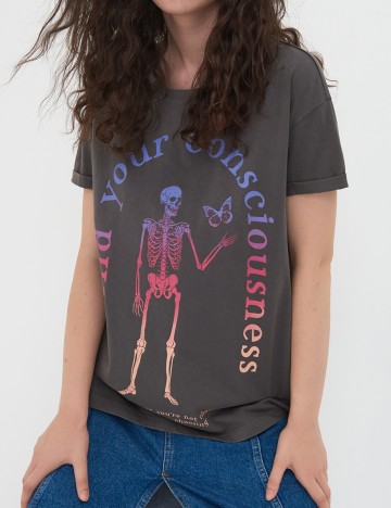 Tricou Sinsay, gri, XXS