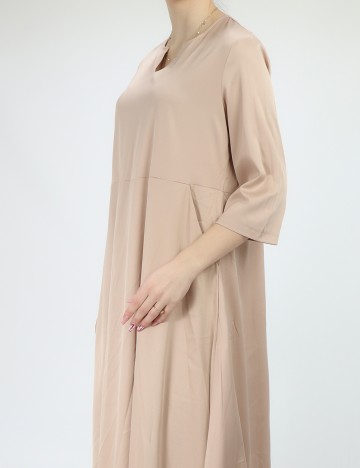 Rochie lunga SHEIN, maro deschis, S