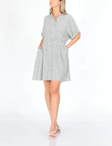 Rochie scurta Reserved, gri