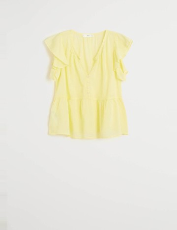 Bluza Mango, galben, XS