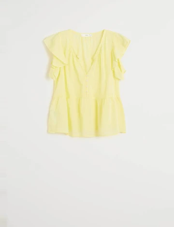 Bluza Mango, galben, XS