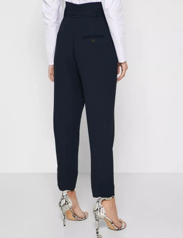 Pantaloni Mango, bleumarin, 44