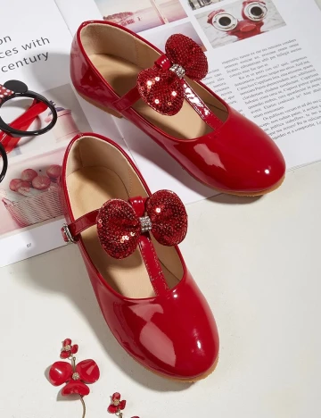 Pantofi Shein Kids, rosu, 25