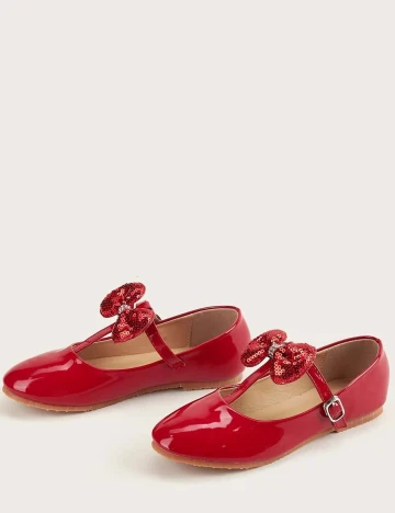 Pantofi Shein Kids, rosu, 25