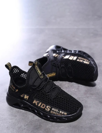 Adidasi Shein Kids, negru, 35