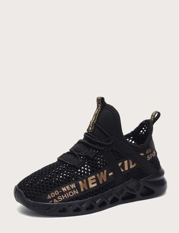 Adidasi Shein Kids, negru, 35