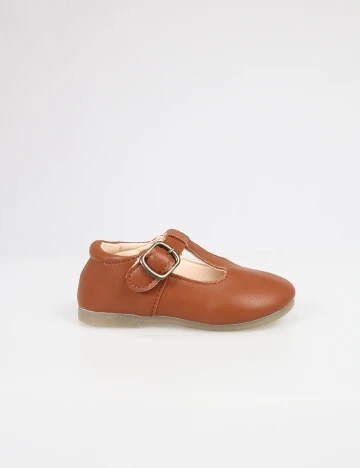 Pantofi Shein Kids, maro, 23