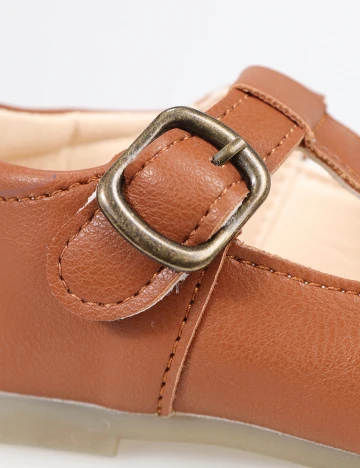Pantofi Shein Kids, maro, 23