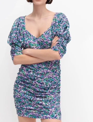 Rochie scurta Reserved, floral, 42