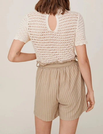Pantaloni Scurti Mango, maro, S