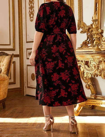 Rochie medie SHEIN CURVE, negru