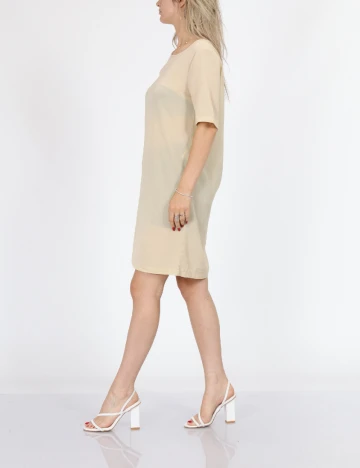 Rochie scurta Only, bej, 40