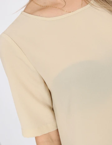 Rochie scurta Only, bej, 40