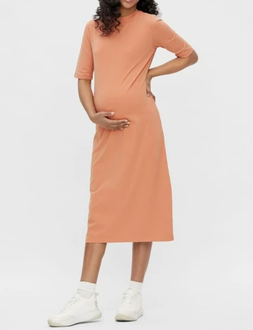 Rochie medie Mamalicious, portocaliu, XS Portocaliu