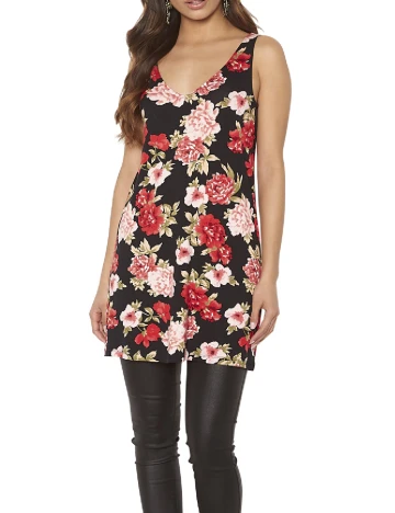 Rochie scurta Happy Holly, floral, 32/34