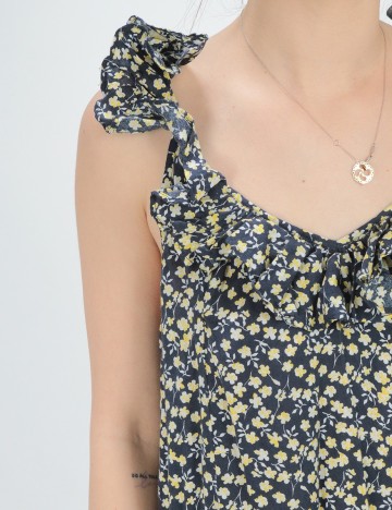 Rochie lunga Jacqueline de Yong, floral