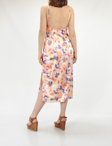 Rochie medie Vila, mix culori, 40