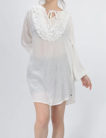 Rochie scurta SHEIN, alb, S