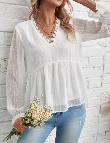 Camasa SHEIN, alb, XS Alb