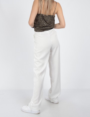 Pantaloni SHEIN, alb, S