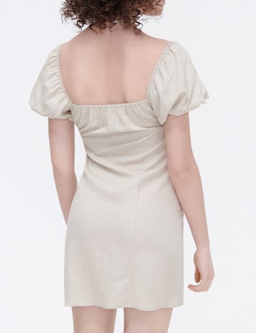 Rochie scurta CROPP, bej, L