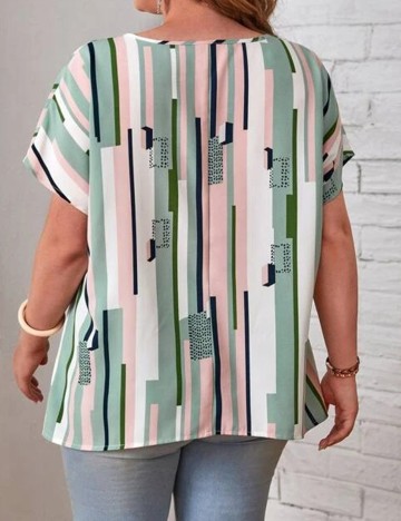 Bluza EMERY ROSE CURVE, mix culori, 5XL