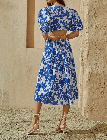 Rochie medie SHEIN, albastru, XL Albastru