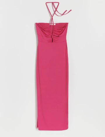 Rochie medie Reserved, roz, XL