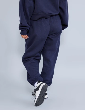 Pantaloni PrettyLittleThing, bleumarin, S