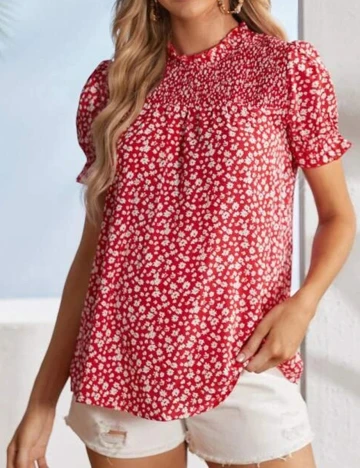 Bluza SHEIN, rosu, L