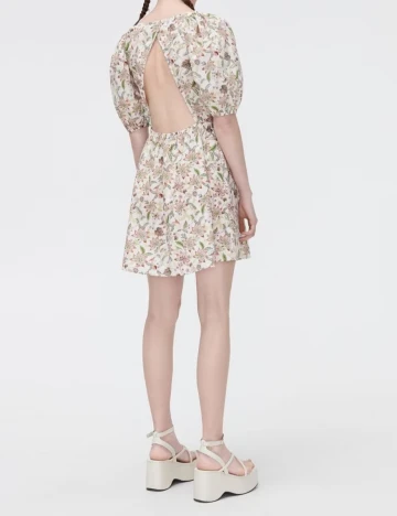 Rochie scurta CROPP, crem, L