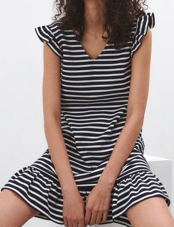 Rochie scurta Reserved, bleumarin, S