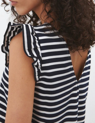Rochie scurta Reserved, bleumarin, S