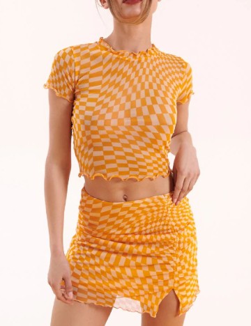 Top House Brand, portocaliu, M