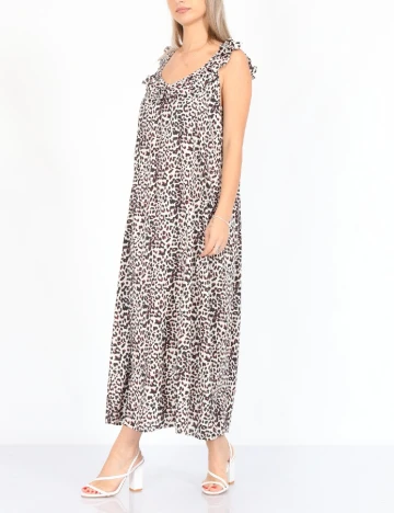 Rochie lunga Jacqueline de Yong, animal print, 40