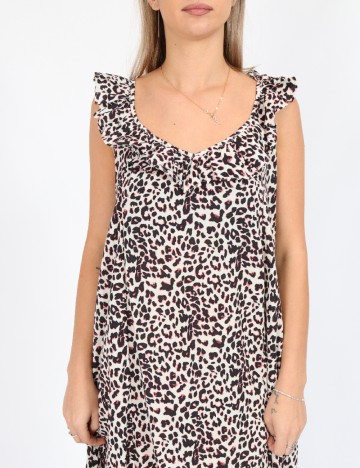 Rochie lunga Jacqueline de Yong, animal print, 40