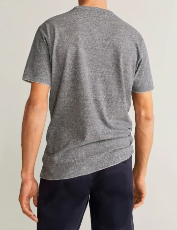 Tricou Mango, bleumarin, S Albastru