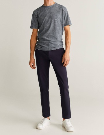 Tricou Mango, bleumarin, S