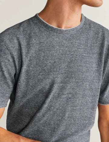 Tricou Mango, bleumarin, S Albastru