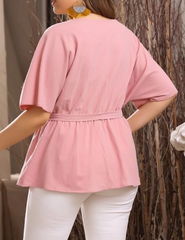 Bluza SHEIN CURVE, roz, 2XL