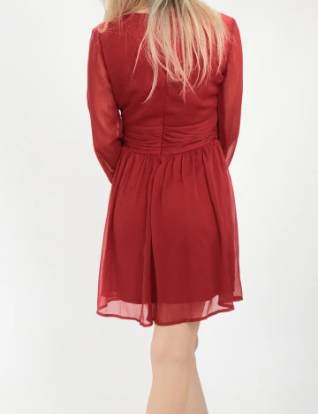 Rochie scurta BUBBLEROOM, rosu, 34