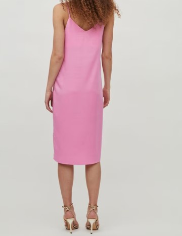Rochie medie Vila, roz, 38