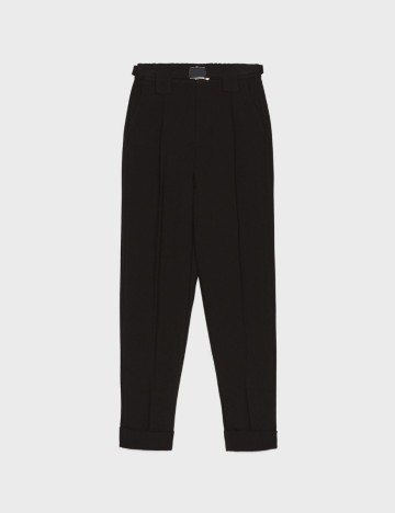 Pantaloni Bershka, negru, 40