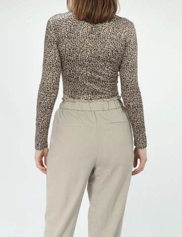 Top SHEIN, animal print, XS