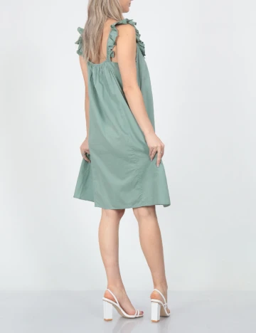 Rochie scurta Jacqueline de Yong, verde, 38