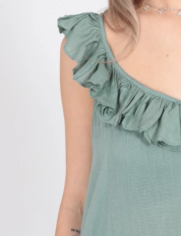 Rochie scurta Jacqueline de Yong, verde, 38