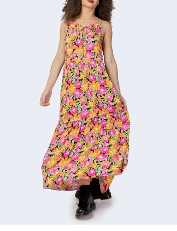 Rochie lunga Vila, floral, 38 Floral print