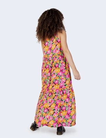 Rochie lunga Vila, floral, 38 Floral print
