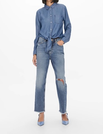 Blugi Jacqueline de Yong, albastru, S/32