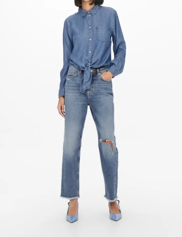 Blugi Jacqueline de Yong, albastru, S/32